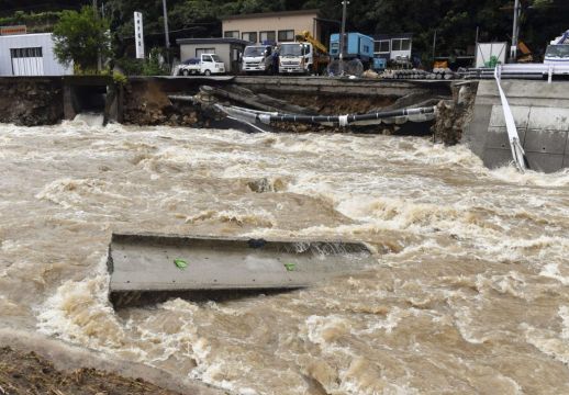 Heavy Rainfall Triggers Deadly Mudslide In Japan