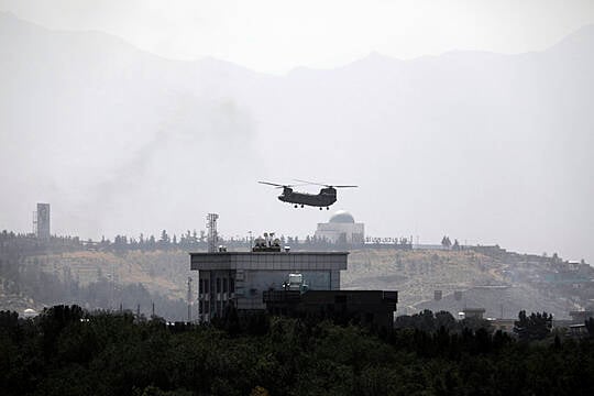 Taliban Seize Afghan City As Helicopters Land Near Us Embassy