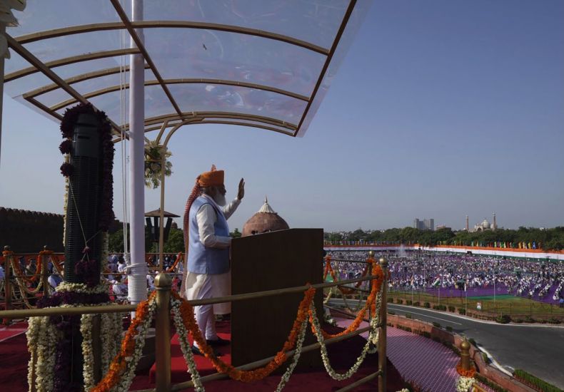 India’s Modi Highlights Infrastructure Plan Amid Independence Day Celebrations