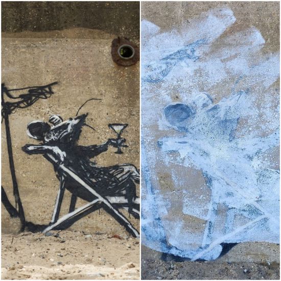 New Banksy Artwork Defaced In ‘Selfish And Mindless Way’