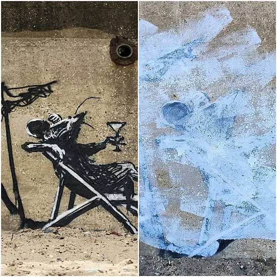 New Banksy Artwork Defaced In ‘Selfish And Mindless Way’