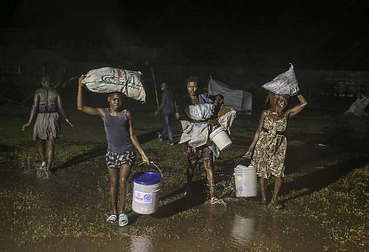 Tropical Storm Drenches Earthquake-Stricken Haiti