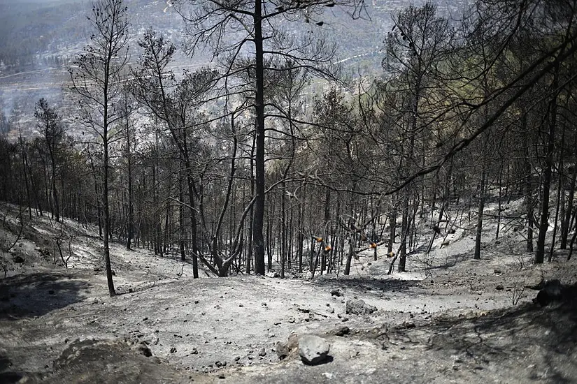 Israeli Firefighters Continue To Tackle Wildfires Near Jerusalem