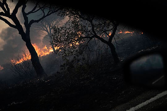 Two Killed As Forest Fires Continue To Burn Near French Riviera