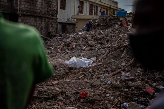 Damaged Roads Hinder Aid Reaching Remote Areas Of Haiti Quake Zone