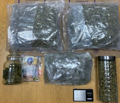 Man Arrested As Gardaí Seize €63,000 Worth Of Cannabis In Waterford