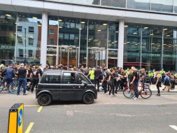 Anti-Vaxx Protesters ‘Force Their Way Into Itn’s London Headquarters’