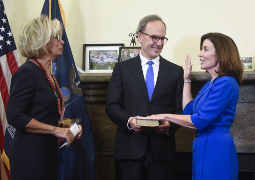 Kathy Hochul Becomes First Female Governor Of New York