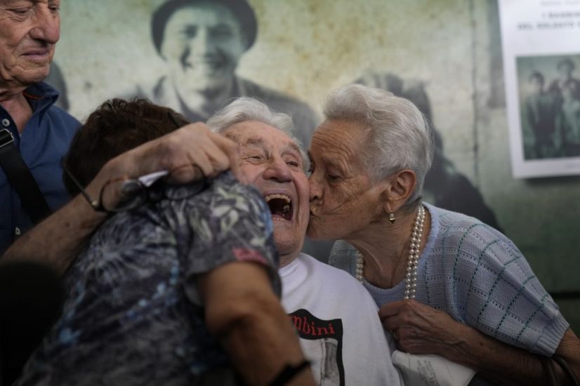 Second World War Veteran Reunited With Italians He Saved As Children
