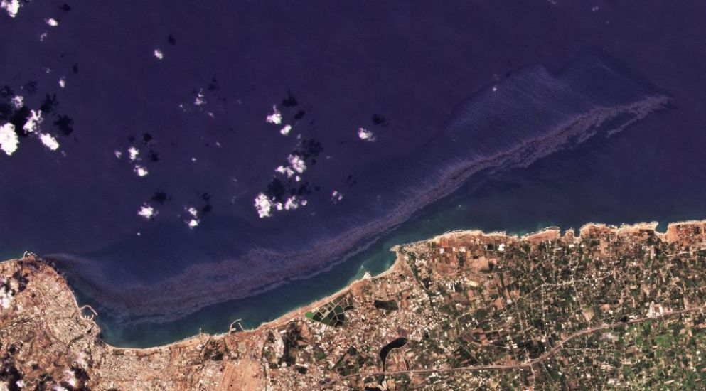 Oil Spill From Power Station Spreads Along Syria’s Coast