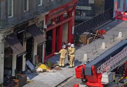 Firefighters Remain At Scene Of Blaze Which Damaged ‘Harry Potter’ Cafe
