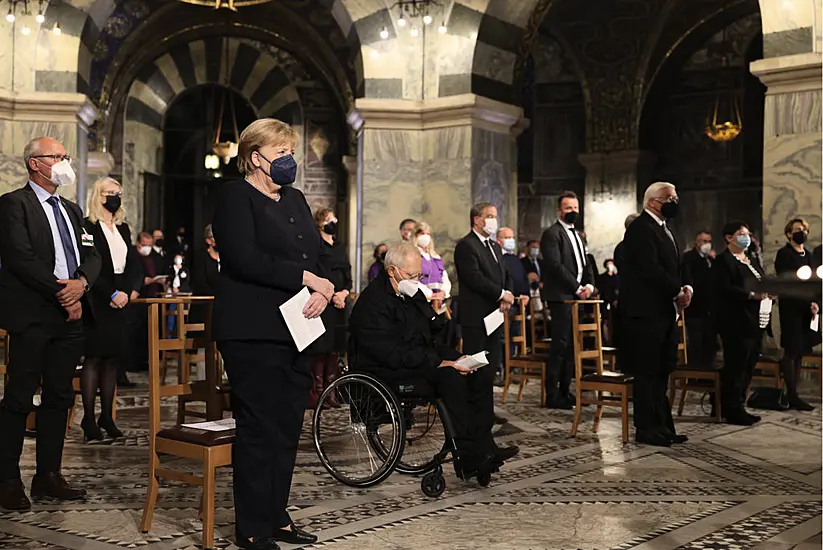 German Leaders Join Survivors In Remembering Flood Victims