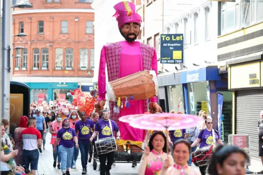 Colourful, Cultural Parade Lights Up Belfast City Centre