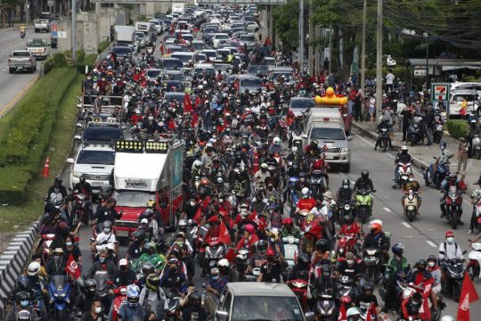 ‘Car Mob’ Protest In Thai Capital Seeks Removal Of Government