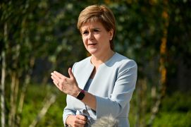 Scotland's First Minister Nicola Sturgeon Self-Isolating