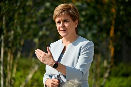 Scotland's First Minister Nicola Sturgeon Self-Isolating
