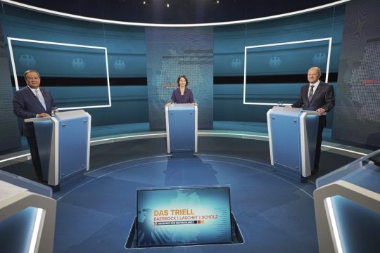 German Election: Three Would-Be Chancellors Cross Swords In Tv Debate