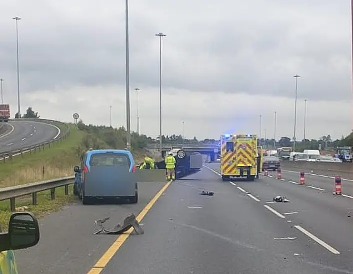 M50 Northbound Lanes Reopen After Crash At Junction 7