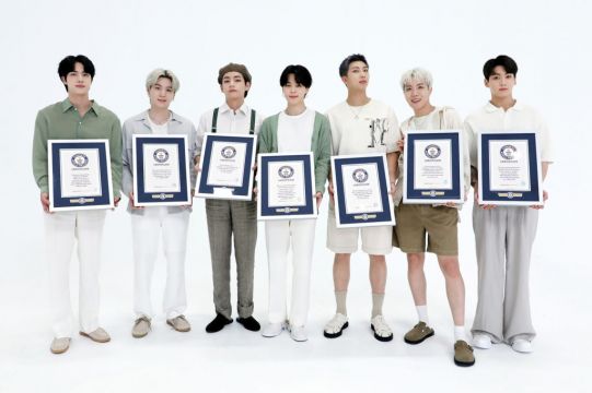 Bts Inducted Into The Guinness World Records Hall Of Fame