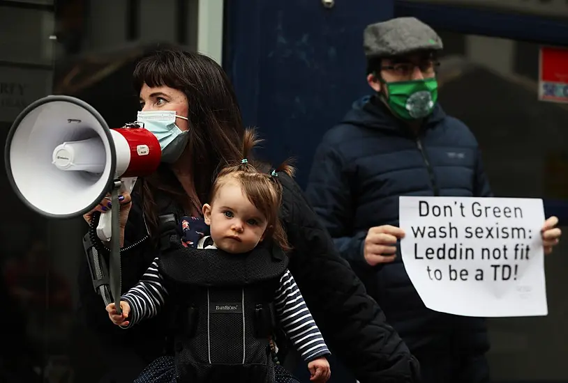 Protest Outside Green Party Hq Over Td’s Whatsapp Comments