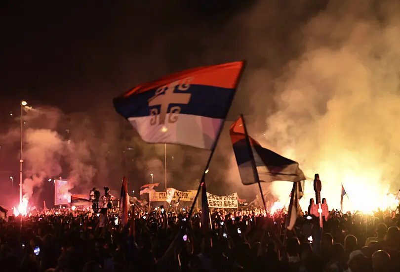 Police Clash With Opponents Of Serbian Church In Montenegro