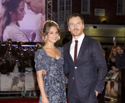 Michael Fassbender And Alicia Vikander Announce Arrival Of First Child