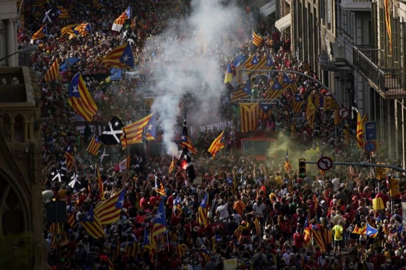 Catalan Separatists Rally In First Major Gathering Since Start Of Pandemic