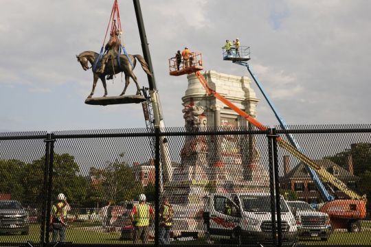 New Time Capsule Placed In Pedestal Of Former Confederate Monument