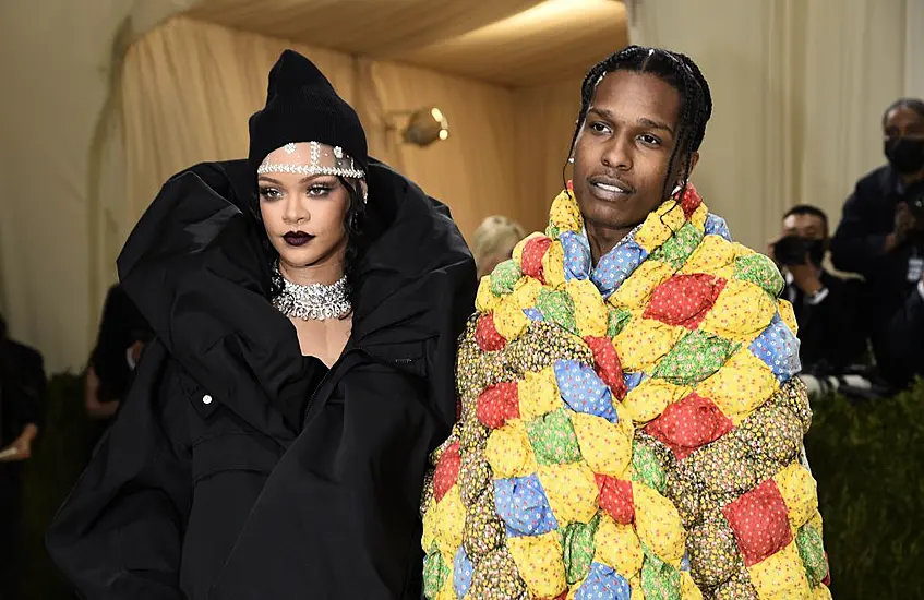 Rihanna And Asap Rocky Make Eye-Catching Met Gala Appearance