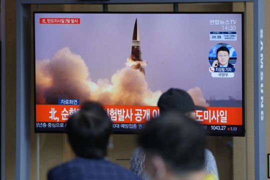 Tensions Rise As North And South Korea Test Rival Missiles Hours Apart