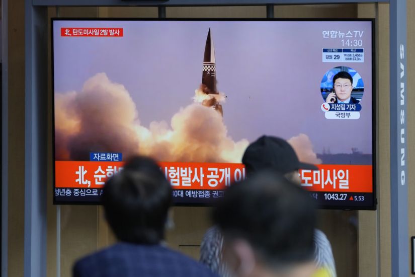 Tensions Rise As North And South Korea Test Rival Missiles Hours Apart