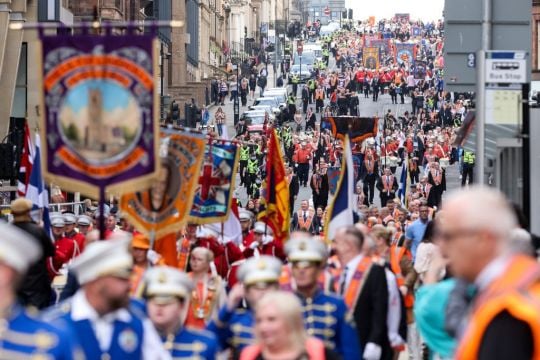Arrests After ‘Racist And Sectarian Singing’ During Orange Walks In Glasgow