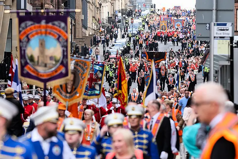 Arrests After ‘Racist And Sectarian Singing’ During Orange Walks In Glasgow