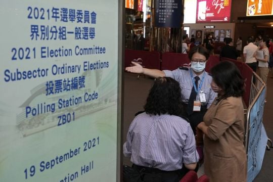 Election Committee Vote Takes Place In Hong Kong Following Reforms