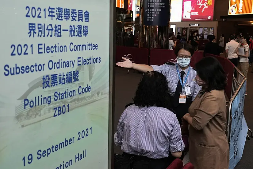 Election Committee Vote Takes Place In Hong Kong Following Reforms