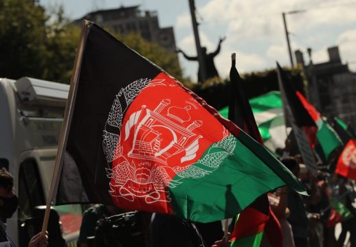 Protesters In Dublin Criticise Afghanistan’s Taliban Regime