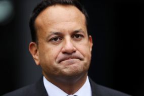 Small Protest Takes Place Outside Home Of Leo Varadkar