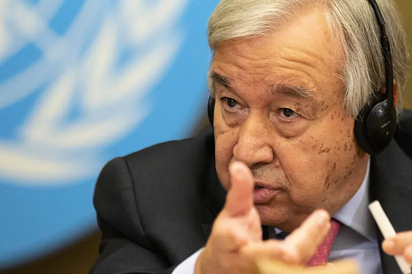 Un Chief Warns China And Us To Avoid Another Cold War