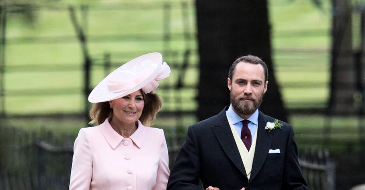 Carole middleton 2024 wedding outfit