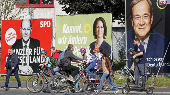 German Election: Candidates To Succeed Angela Merkel Make Final Push