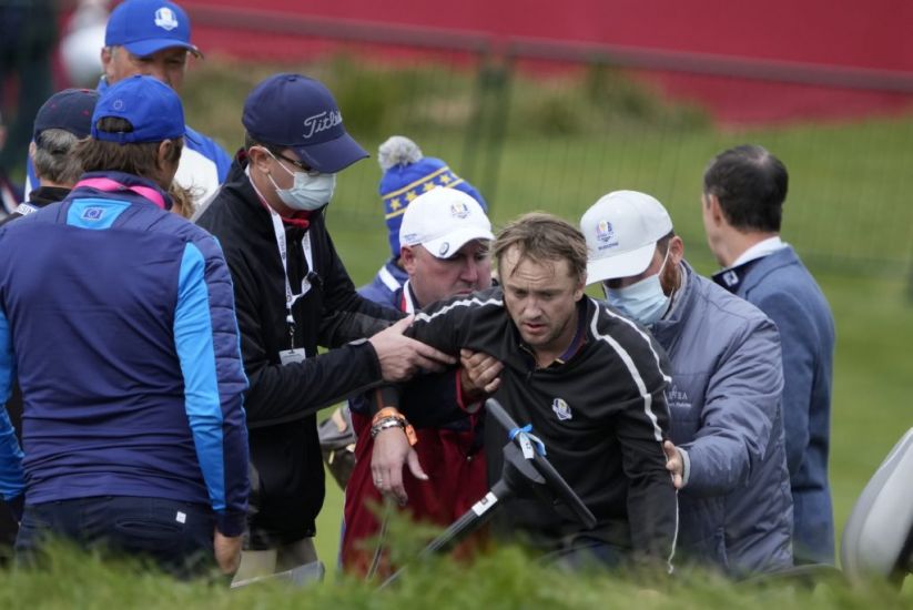 Tom Felton Collapses During Celebrity Golf Match