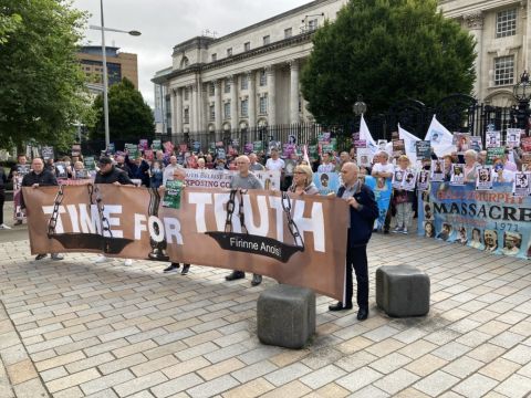 Protests Take Place Across Ireland Over Troubles 'Amnesty' Proposals