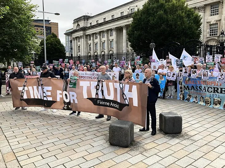 Protests Take Place Across Ireland Over Troubles 'Amnesty' Proposals