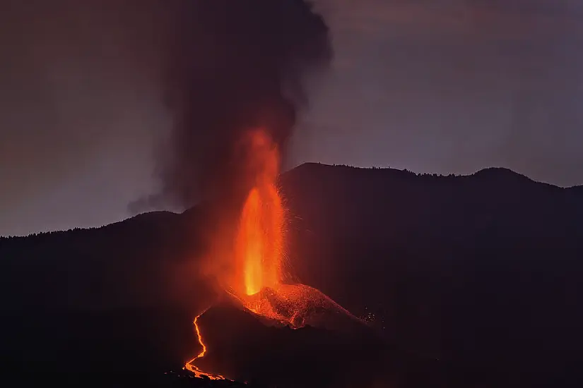 Airport Reopens On Spanish Island Rocked By Volcanic Eruption