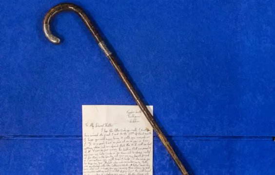Michael Collins’ Walking Stick Sells For Thousands At Auction