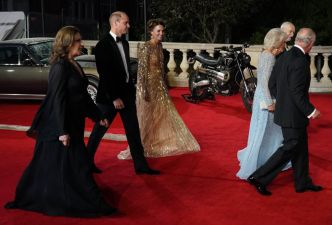 Kate Middleton&#039;S Dress Earns Compliment From Daniel Craig At Bond Premiere