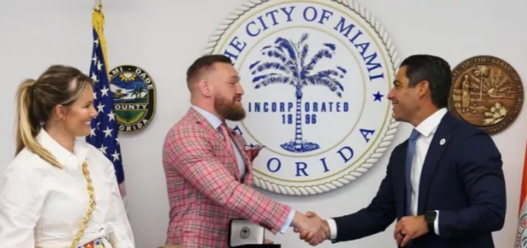 Conor Mcgregor Receives Key To City Of Miami