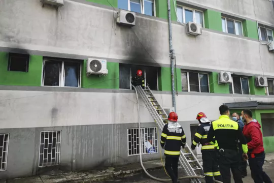 At Least Nine Dead After Fire Breaks Out In Romanian Hospital