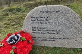 Families Unveil Plaque To Five Killed By Ira Bomb On Brougher Mountain