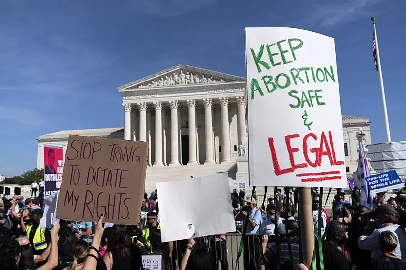 Tens Of Thousands Join Protests Across Us In Support Of Abortion Rights